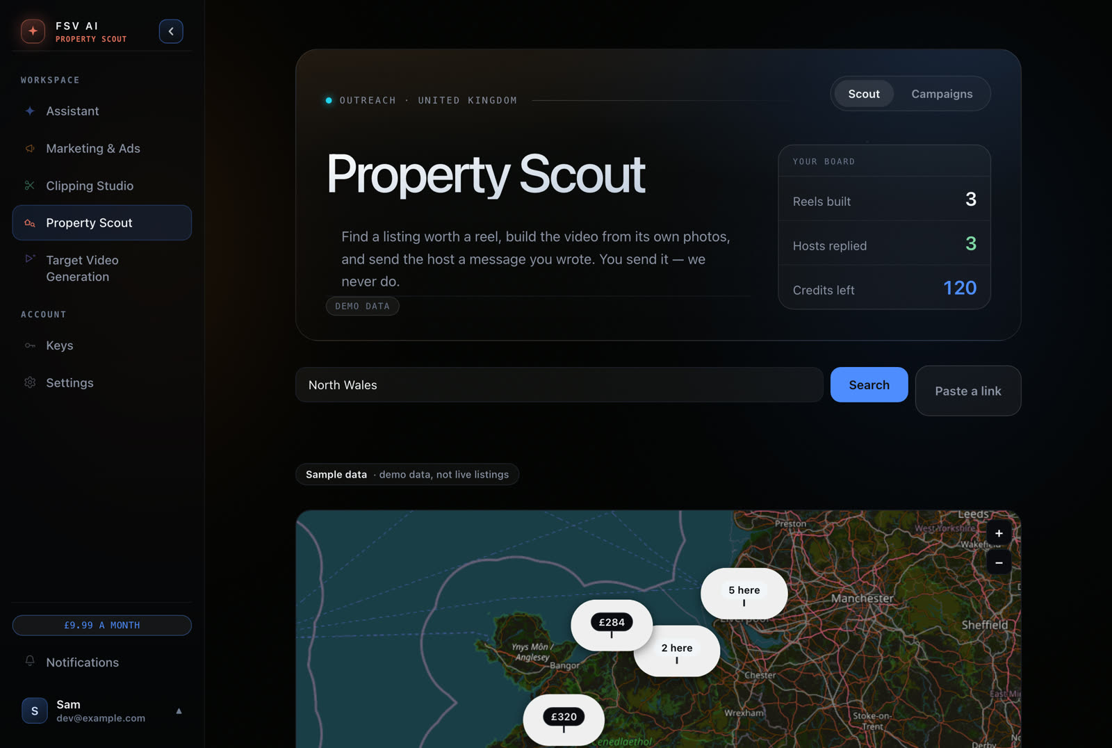 Property Scout in FSV AI